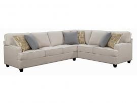 Linen Fabric Sectional 501000 by Coaster